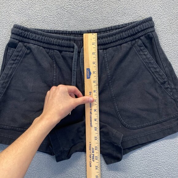 Athleta Short Women's Size M Black Athletic Shorts,Pockets,Drawstring - Picture 5 of 11